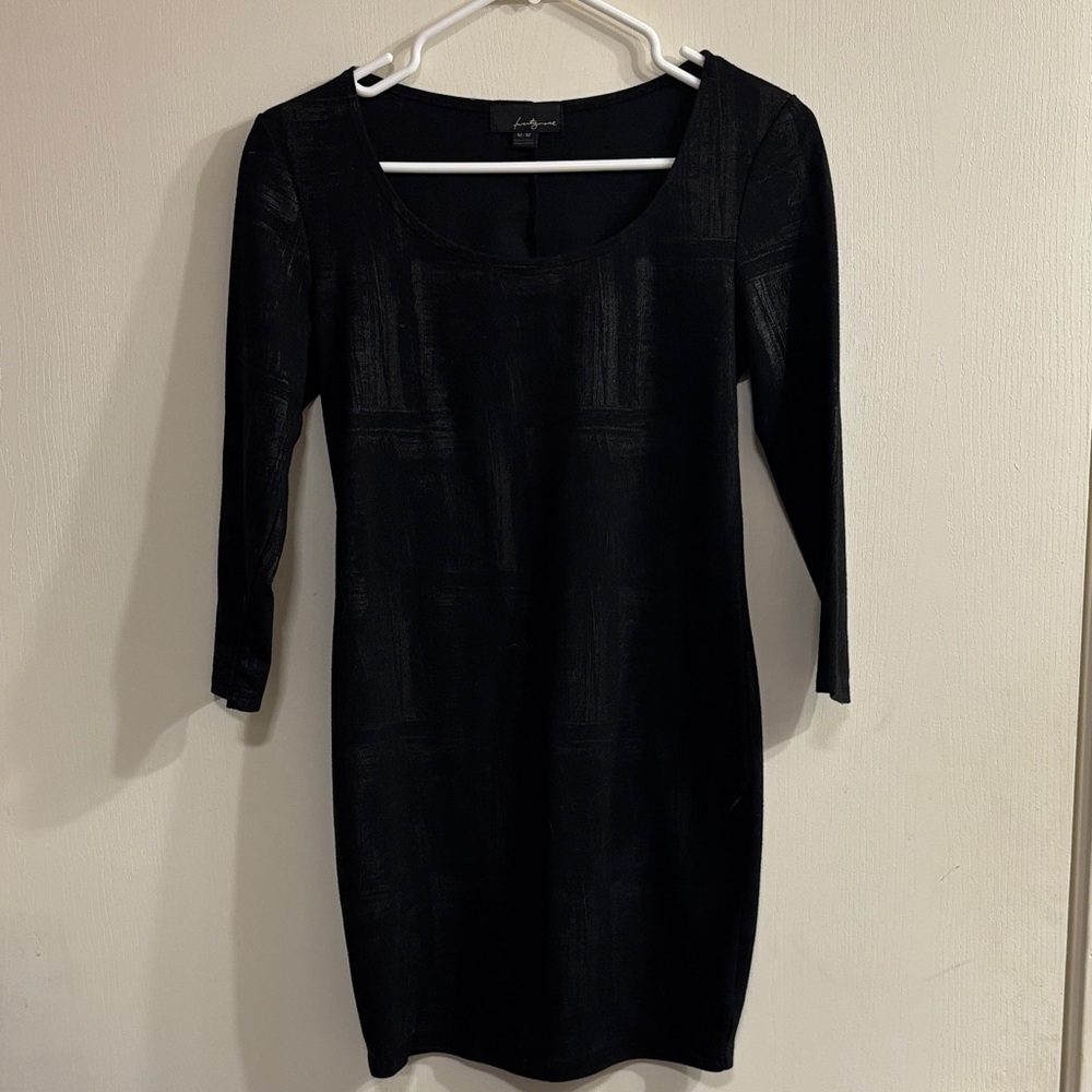Chic Black Long Sleeve Dress